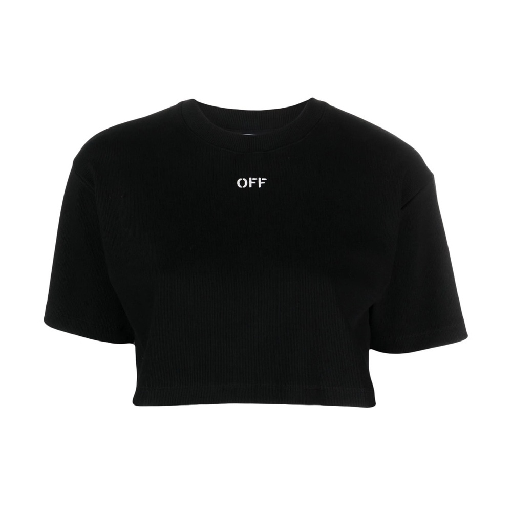 OFF-WHITE Off Stamp Cropped T-shirt XS